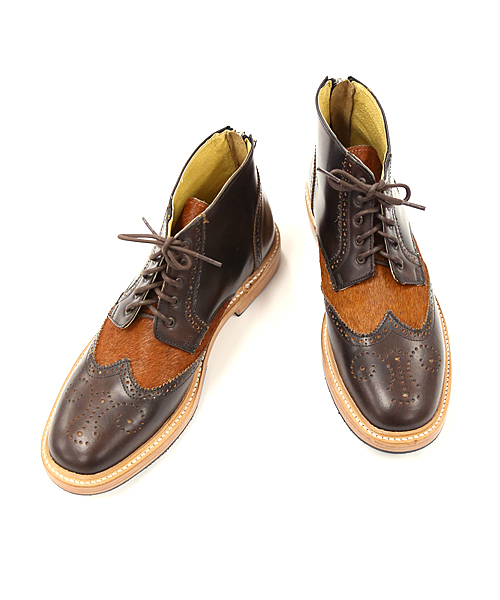 CAMINANDO（カミナンド）の「Mid Cut Wingtip Shoes (CAMINANDO)（ドレスシューズ・メンズ・ブラウン/ブラック・26.0cm/27.0cm）」の15枚目の写真