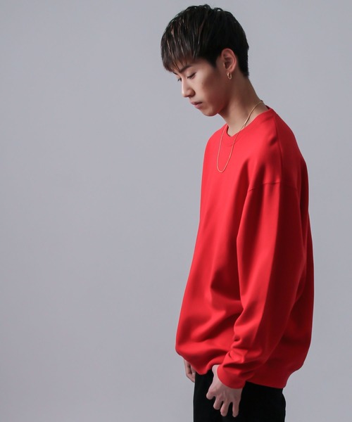 United Athle（ユナイテッドアスレ）の「2-【UA -ユナイテッドアスレ-】10oz CREW SWEAT 無地スウェット/絶妙なワイドシルエット / レディース メンズ トレーナー/ 10.0oz /クルーネック/スウェット / トレーナー（スウェット・レディース・オリーブ/バーガンディー/レッド/ミックスグレー/ネイビー/ブラック/ロイヤルブルー・LARGE/X-LARGE/MEDIUM/XX-LARGE/SMALL）」の12枚目の写真