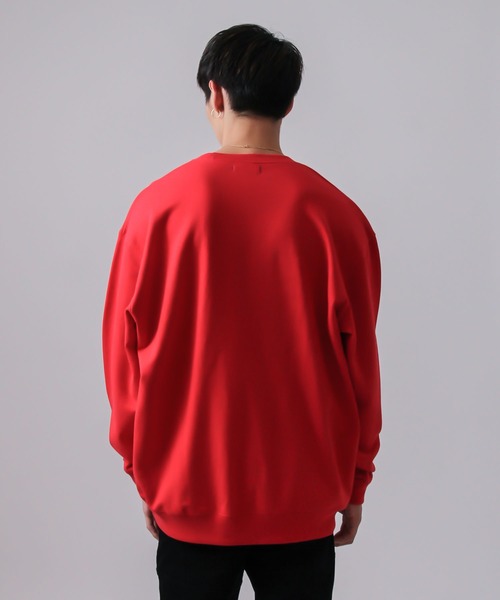 United Athle（ユナイテッドアスレ）の「2-【UA -ユナイテッドアスレ-】10oz CREW SWEAT 無地スウェット/絶妙なワイドシルエット / レディース メンズ トレーナー/ 10.0oz /クルーネック/スウェット / トレーナー（スウェット・レディース・オリーブ/バーガンディー/レッド/ミックスグレー/ネイビー/ブラック/ロイヤルブルー・LARGE/X-LARGE/MEDIUM/XX-LARGE/SMALL）」の11枚目の写真