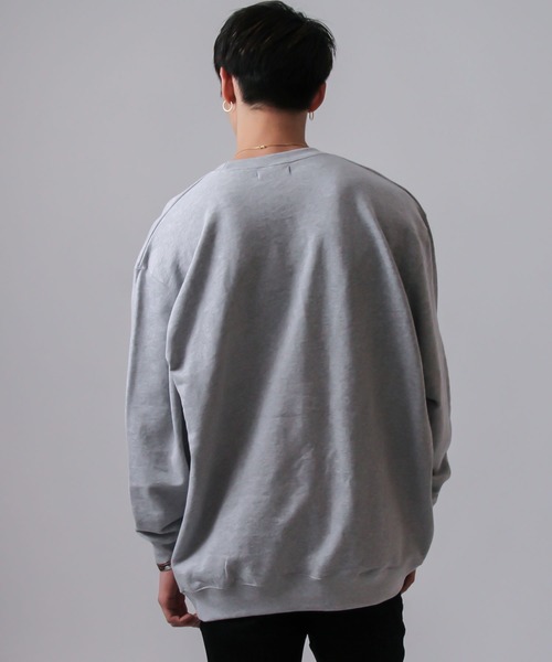 United Athle（ユナイテッドアスレ）の「2-【UA -ユナイテッドアスレ-】10oz CREW SWEAT 無地スウェット/絶妙なワイドシルエット / レディース メンズ トレーナー/ 10.0oz /クルーネック/スウェット / トレーナー（スウェット・レディース・オリーブ/バーガンディー/レッド/ミックスグレー/ネイビー/ブラック/ロイヤルブルー・LARGE/X-LARGE/MEDIUM/XX-LARGE/SMALL）」の21枚目の写真