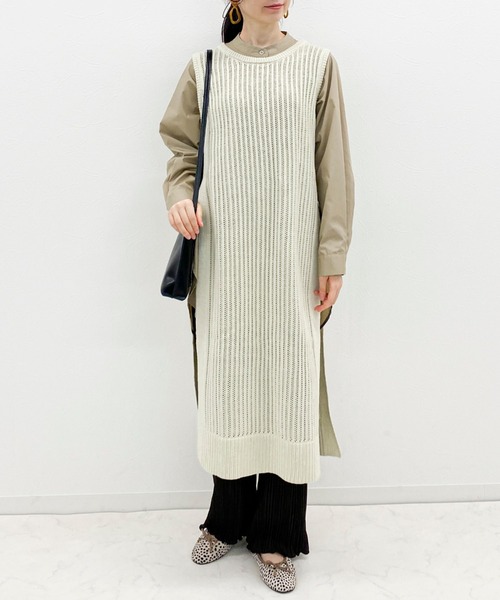 archives（アルシーヴ）の「プリーツクロスイージーパンツ（その他パンツ・レディース・ブルー/アイボリー/ブラック/ワイン/グレー系その他/モカ/ブラウン・MEDIUM）」の13枚目の写真