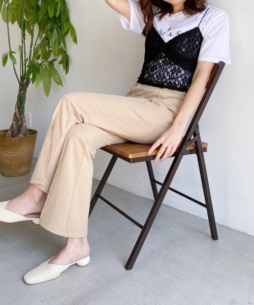 CLEA(クレア)の「Donald ロゴ TEE(Tシャツ/カットソー・レディース・ホワイト/ブラック/ライトベージュ・FREE)」の6枚目の写真