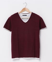アンサンブルVネック半袖Tシャツ