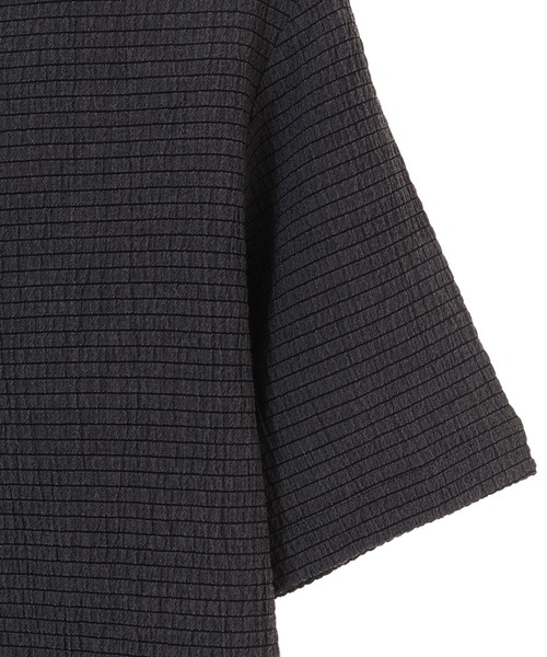 CLANE（クラネ）の「【CLANE（クラネ）】コンパクトリンクルトップス　 18122-4231（Tシャツ/カットソー・レディース・ホワイト/ブラック/グリーン・1）」の7枚目の写真