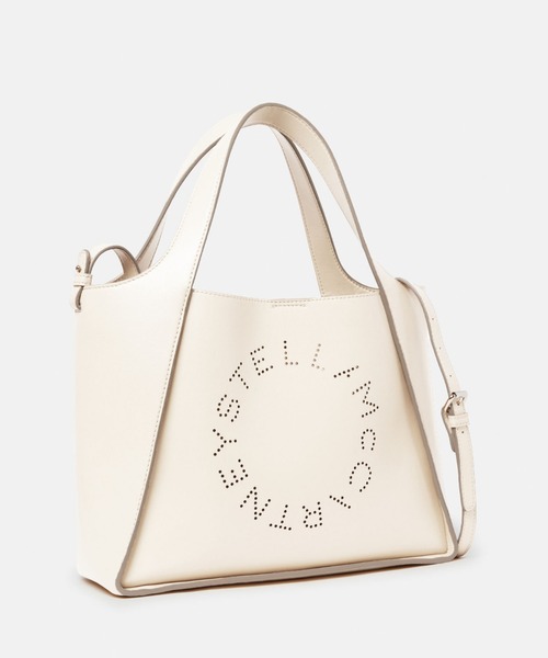 値下げ　Stella McCartney ホワイトトートバッグ ステラマッカートニー 502793 W8542 トートバッグ ホワイト