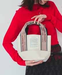 MISSISSIPPI Ssize/合皮ジャガードテープ バッグ