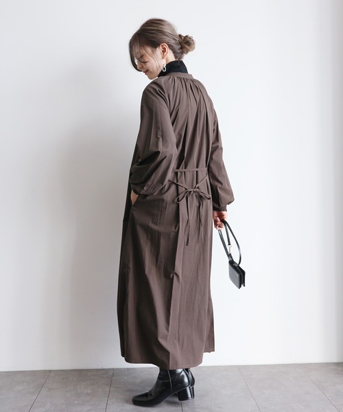 AMERICAN HOLIC by 陽(アメリカンホリックバイヨウ)の「ロングシャツワンピース【AMERICAN HOLIC by 陽】(ワンピース・レディース・ピンク/ブラウン・FREE)」の17枚目の写真