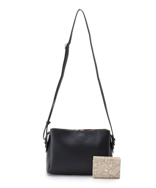 セール 財布付きミニショルダーバッグ ショルダーバッグ Hushush ハッシュアッシュ のファッション