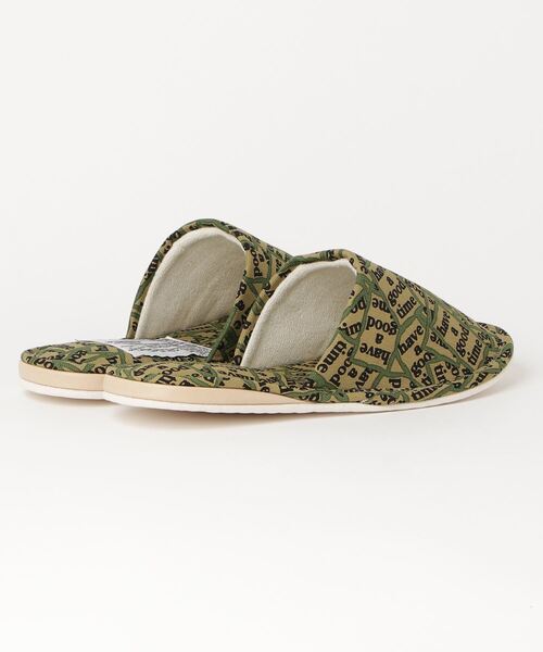 FABRICK【 HAVE A GOOD TIME】SLIPPERS L（ルームシューズ/スリッパ 