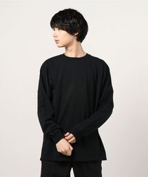 ツートンロングスリーブドロップカットソー