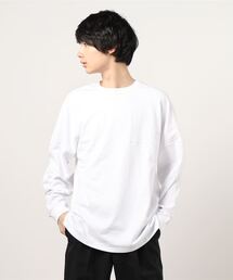 ツートンロングスリーブドロップカットソー