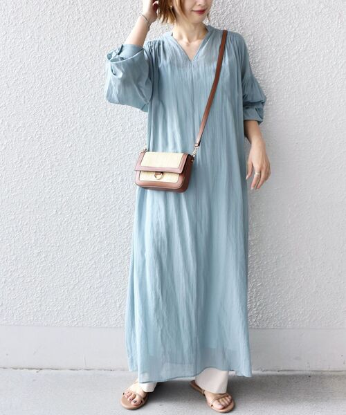 セール Web限定 タック刺繍カフタンワンピース ワンピース Ships シップス のファッション通販 Zozotown