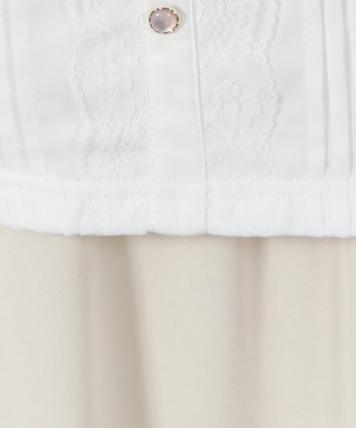 axes femme(アクシーズファム)の「ヨーク切り替えプルカットソー(Tシャツ/カットソー・レディース・ブラック/ホワイト/ベージュ・MEDIUM)」の11枚目の写真