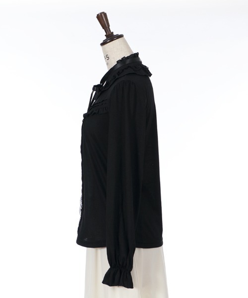 axes femme(アクシーズファム)の「ヨーク切り替えプルカットソー(Tシャツ/カットソー・レディース・ブラック/ホワイト/ベージュ・MEDIUM)」の15枚目の写真