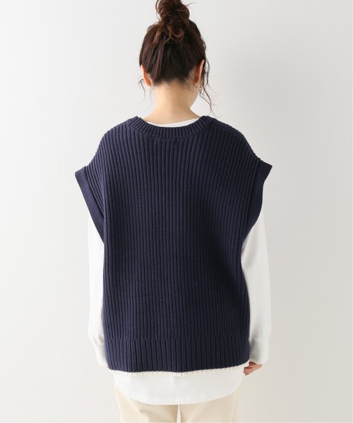Simplicite(サンプリシテ)の「ニットベスト ロンTEE SET◆(ニット/セーター・レディース・ホワイト/ベージュ/ネイビー・FREE)」の22枚目の写真