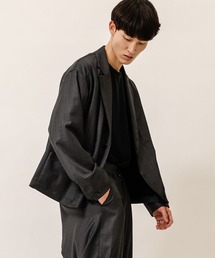 【juha】SHADOW STRIPE SHORT JACKET