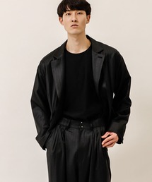 Juha | 【juha】SHADOW STRIPE SHORT JACKET(テーラードジャケット)