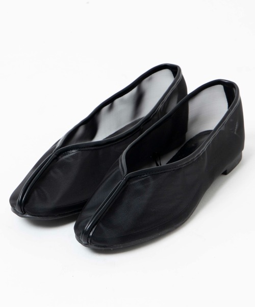 WEGO(ウィゴー)の「WEGO/シアーチャイナシューズ(パンプス・レディース・ブラック/ベージュ/ブラウン・MEDIUM/LARGE)」の6枚目の写真