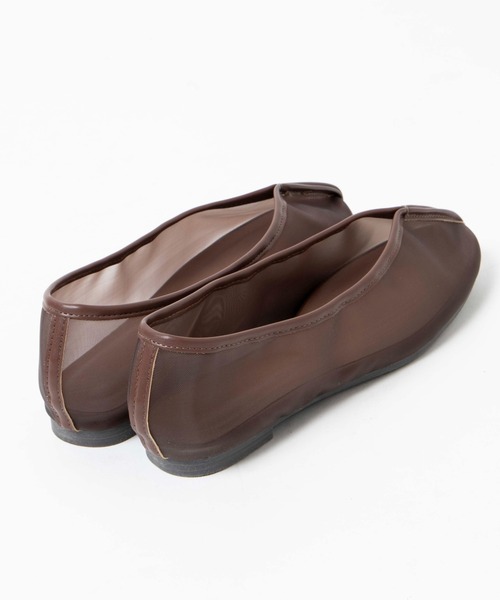 WEGO(ウィゴー)の「WEGO/シアーチャイナシューズ(パンプス・レディース・ブラック/ベージュ/ブラウン・MEDIUM/LARGE)」の9枚目の写真