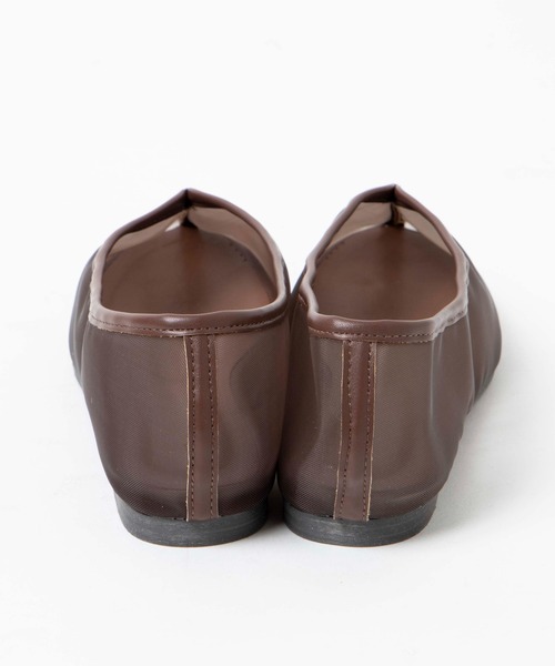 WEGO(ウィゴー)の「WEGO/シアーチャイナシューズ(パンプス・レディース・ブラック/ベージュ/ブラウン・MEDIUM/LARGE)」の10枚目の写真