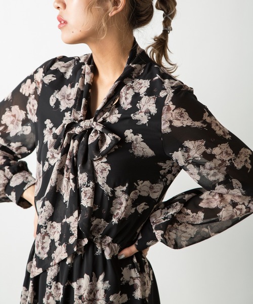 Carats ミリオンカラッツ のファッション Million Million ワンピース フラワーリボンタイワンピース ワンピース Style4