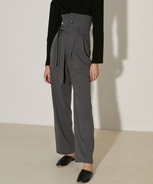 【UNSPOKEN】Super high-waist pants FAZ20063chw