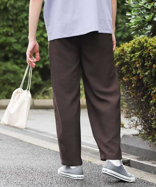 SENSE OF PLACE by URBAN RESEARCH(センスオブプレイスバイアーバンリサーチ)の「リネンライクタックワイドパンツ(その他パンツ・メンズ・ブルー/アイボリー/ブラウン/チャコールグレー/ミント・LARGE/MEDIUM)」の21枚目の写真