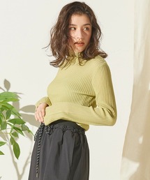 Willful by lipstar | 【WEB別注】【Willful by lipstar】【セット商品】12Gシアーニットボトルネックキャミセット(ニット/セーター)