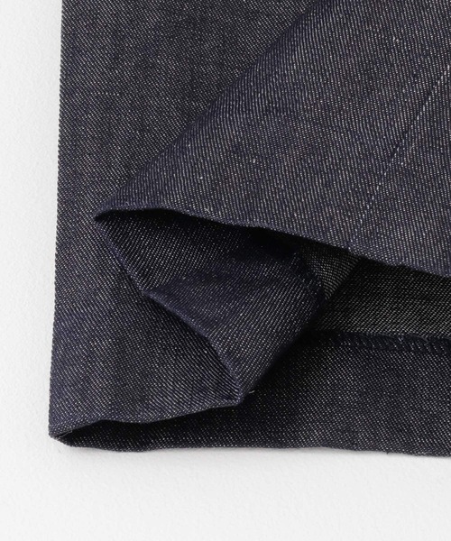 siiwa（シーワ）の「siiwa　綿麻デニムストレートパンツ（デニムパンツ・レディース・インディゴブルー・1/0）」の5枚目の写真