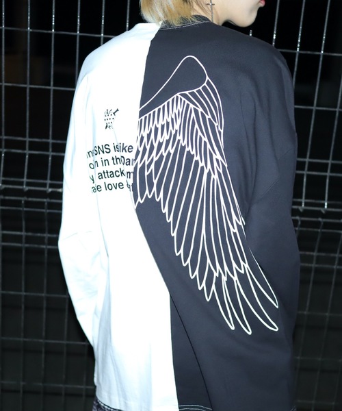 16 1 Openendls T Shirt オーバーサイズ オープンエンド ロングスリーブtシャツ