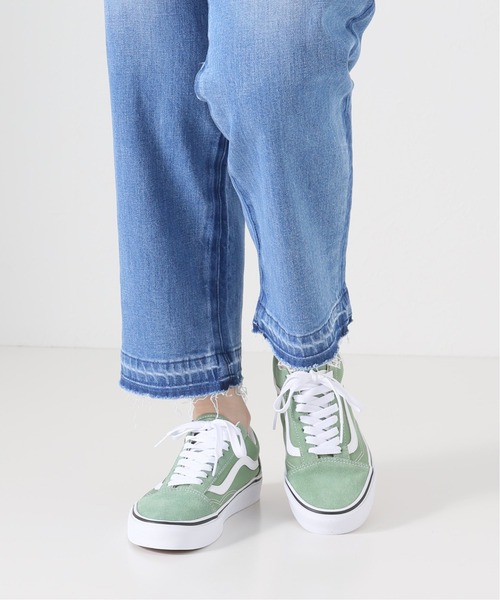 VANS（バンズ）の「【VANS / ヴァンズ】 OLD SKOOL：スニーカー（スニーカー・レディース・ベージュ/グリーン・25cm/23.5cm/24.5cm/24cm/23cm）」の16枚目の写真