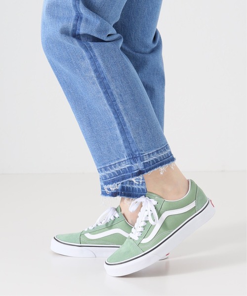 VANS（バンズ）の「【VANS / ヴァンズ】 OLD SKOOL：スニーカー（スニーカー・レディース・ベージュ/グリーン・25cm/23.5cm/24.5cm/24cm/23cm）」の17枚目の写真