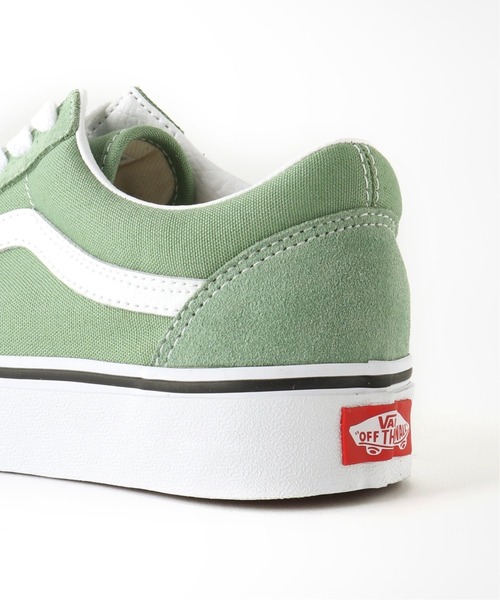 VANS（バンズ）の「【VANS / ヴァンズ】 OLD SKOOL：スニーカー（スニーカー・レディース・ベージュ/グリーン・25cm/23.5cm/24.5cm/24cm/23cm）」の8枚目の写真