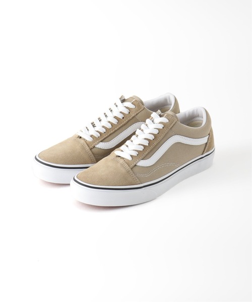 VANS（バンズ）の「【VANS / ヴァンズ】 OLD SKOOL：スニーカー（スニーカー・レディース・ベージュ/グリーン・25cm/23.5cm/24.5cm/24cm/23cm）」の4枚目の写真