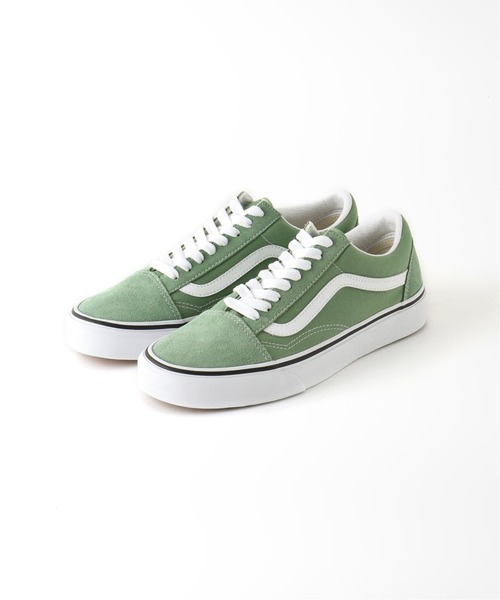 VANS（バンズ）の「【VANS / ヴァンズ】 OLD SKOOL：スニーカー（スニーカー・レディース・ベージュ/グリーン・25cm/23.5cm/24.5cm/24cm/23cm）」の3枚目の写真