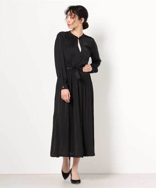 MAISON SCOTCH（メゾンスコッチ）の「ウエストマーク ドレス【161523】（ワンピース・レディース・ブラック・MEDIUM/SMALL）」の4枚目の写真