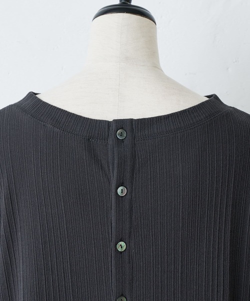 BEARDSLEY（ビアズリー）の「ツイストテレコワンピース（ワンピース・レディース・グレー/アイボリー・FREE）」の21枚目の写真