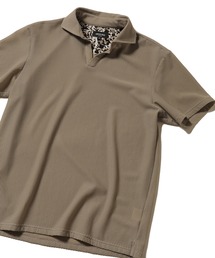 MEN'S BIGI | ハニカムメッシュ スキッパーポロシャツ(ポロシャツ)