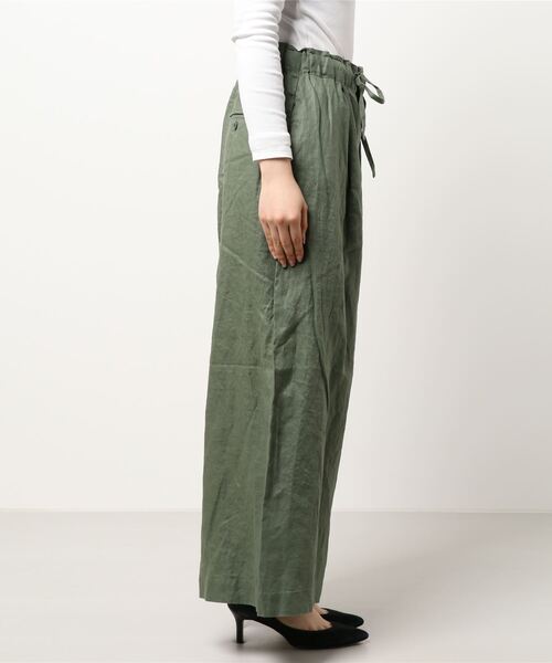 RNA-N(アールエヌエーエヌ)の「R3845 リネンイージーワイドパンツ(その他パンツ・レディース・ブラック/オリーブ/キャメル・MEDIUM)」の17枚目の写真