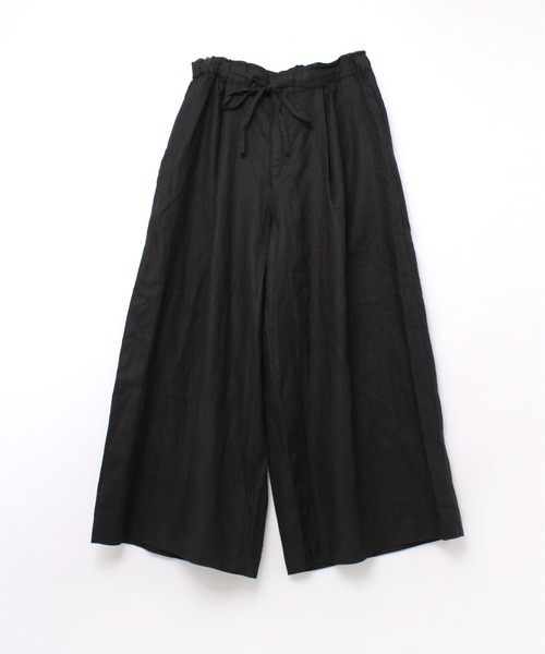 RNA-N(アールエヌエーエヌ)の「R3845 リネンイージーワイドパンツ(その他パンツ・レディース・ブラック/オリーブ/キャメル・MEDIUM)」の13枚目の写真
