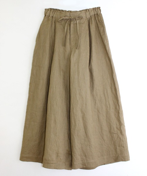 RNA-N(アールエヌエーエヌ)の「R3845 リネンイージーワイドパンツ(その他パンツ・レディース・ブラック/オリーブ/キャメル・MEDIUM)」の22枚目の写真