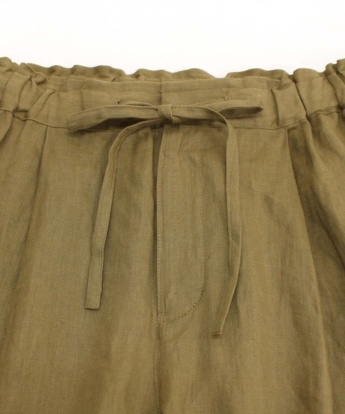 RNA-N(アールエヌエーエヌ)の「R3845 リネンイージーワイドパンツ(その他パンツ・レディース・ブラック/オリーブ/キャメル・MEDIUM)」の9枚目の写真