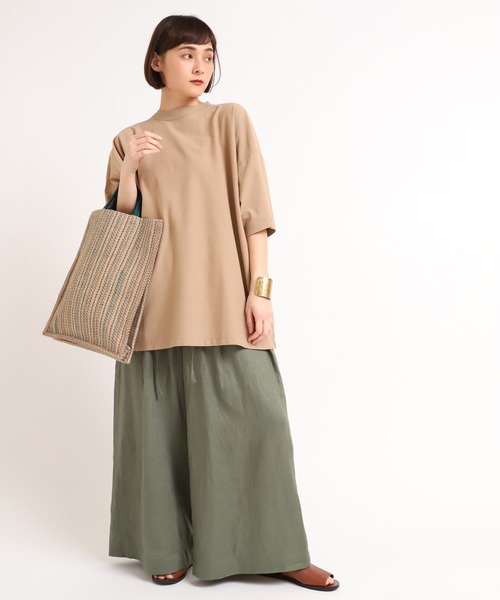 RNA-N(アールエヌエーエヌ)の「R3845 リネンイージーワイドパンツ(その他パンツ・レディース・ブラック/オリーブ/キャメル・MEDIUM)」の20枚目の写真