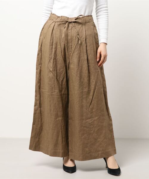RNA-N(アールエヌエーエヌ)の「R3845 リネンイージーワイドパンツ(その他パンツ・レディース・ブラック/オリーブ/キャメル・MEDIUM)」の15枚目の写真