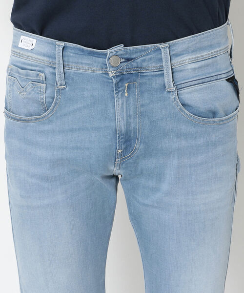 RAWLIFE（ロウライフ）の「【REPLAY/リプレイ】ANBASS（デニムパンツ・メンズ・ライトインディゴブルー・28/30/29/33/31/34/32）」の4枚目の写真
