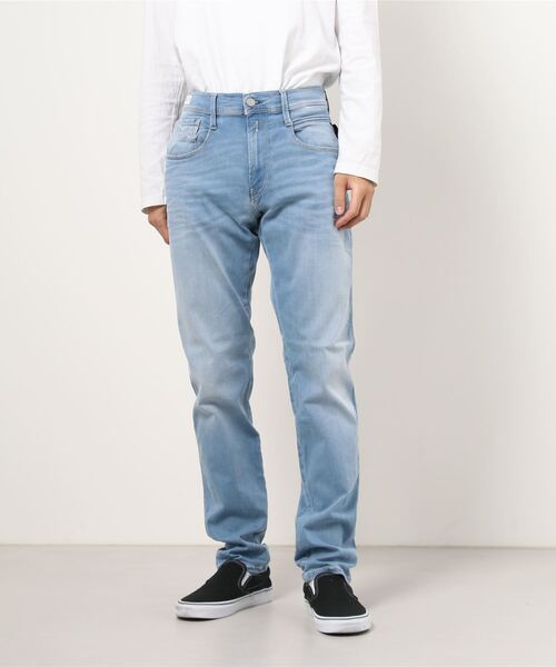 RAWLIFE（ロウライフ）の「【REPLAY/リプレイ】ANBASS（デニムパンツ・メンズ・ライトインディゴブルー・28/30/29/33/31/34/32）」の12枚目の写真