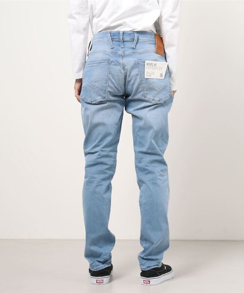 RAWLIFE（ロウライフ）の「【REPLAY/リプレイ】ANBASS（デニムパンツ・メンズ・ライトインディゴブルー・28/30/29/33/31/34/32）」の14枚目の写真