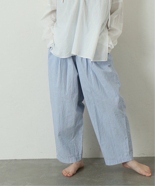 journal standard luxe ストライプイージークロップドパンツ JOURNAL STANDARD LUXE（ジャーナルスタンダード ラックス）の