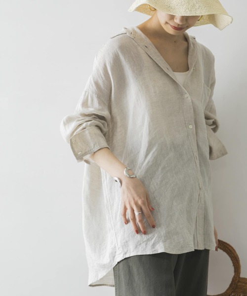 URBAN RESEARCH（アーバンリサーチ）の「BARBARAリネンオーバーシャツ