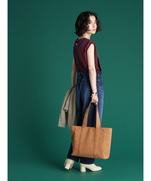 AMERICAN HOLIC（アメリカンホリック）の「ロゴノースリーブカットプルオーバー（Tシャツ/カットソー・レディース・アイボリー/ブラック/レッド/カーキ/サックスブルー・M/L）」の20枚目の写真